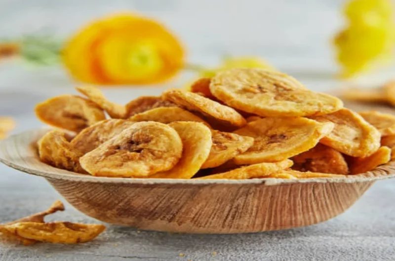 Banana Chips Na Air Fryer, Fácil e Simples