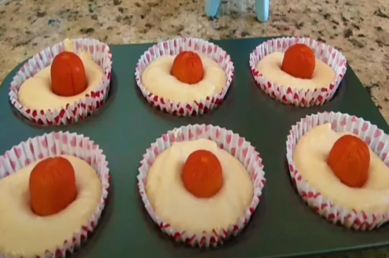 Cupcake Salgado de Salsicha, Fácil e Simples